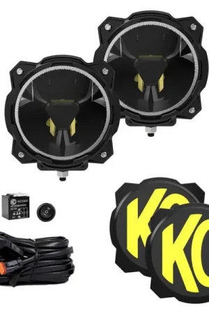 KC HiLiTES Gravity Titan LED 6in. - Pair Pack (SAE Driving Beam) Must Have