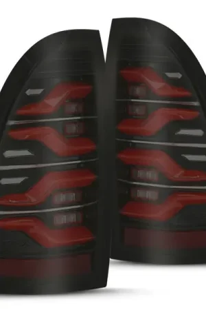 AlphaRex 05-15 Toyota Tacoma LUXX LED Taillights Blk/Red w/Activ Light/Seq Signal Direct From Factory