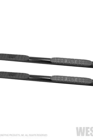 Grab Now Westin 2015-2018 Ford F-150 SuperCrew PRO TRAXX 4 Oval Nerf Step Bars - Black