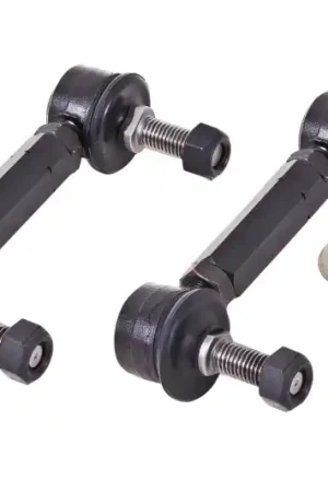 BMR 15-17 S550 Mustang Rear Sway Bar End Link Kit - Black Premium