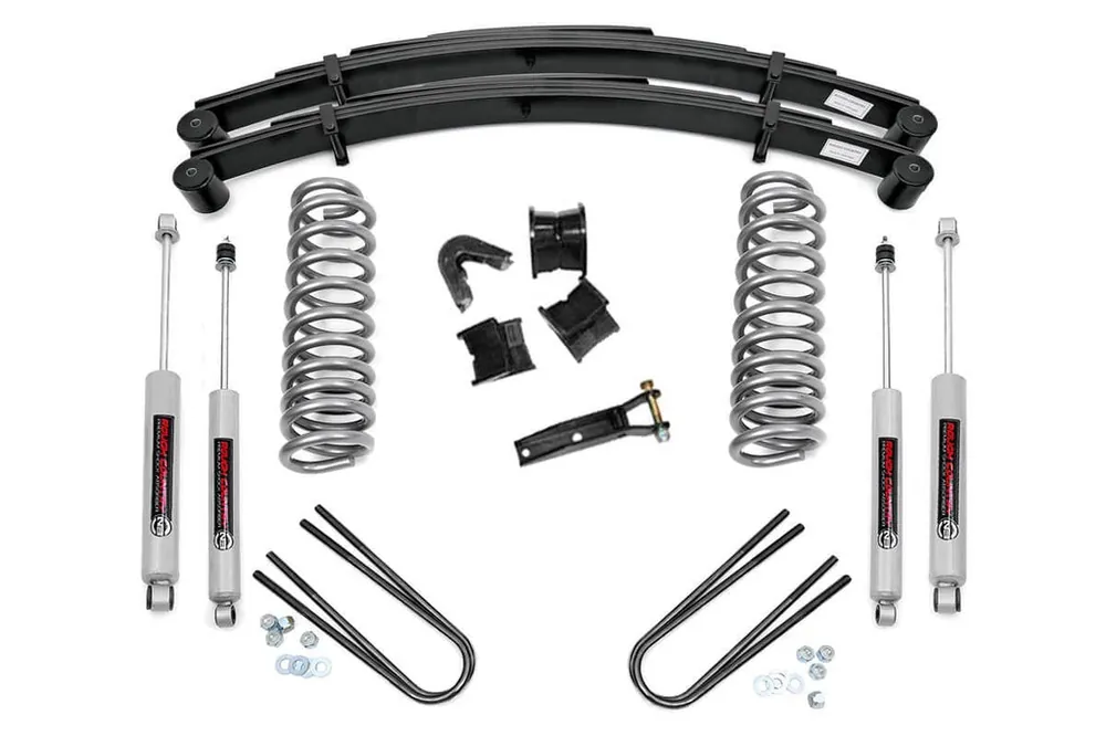 4 Inch Suspension Lift System 75-76 F-150 70-76 F-100 Rough Country Next Day Delivery