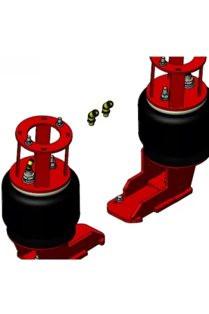 Kelderman 2-Stage Leveling Front Air Suspension Kit 17-22 Ford 6.7L F-250/350 4WD Free Returns