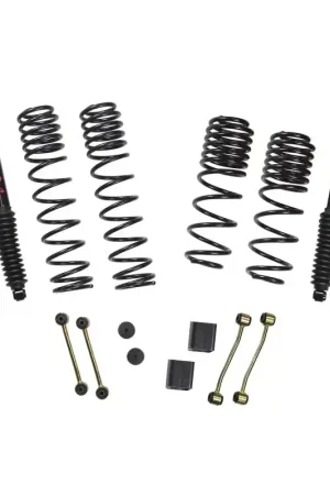 Skyjacker 2020 Jeep JL 4WD Diesel 2.5in Dual Rate Long Travel Sus Lift Kit w/ Black Max Shocks Discount