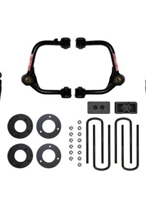 Get Yours Skyjacker 2021 Ford F-150 4 Wheel Drive Crew Cab Suspension Lift Kit w/ Shock (Black Max)