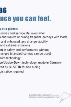 Direct From Manufacturer Bilstein B6 4600 Series 2017-2020 Ford F-250 / F-350 Super Duty (2WD) Front Monotube Shock Absorber