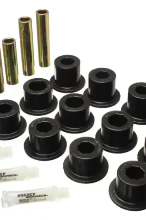Genuine Energy Suspension 07-21 Toyota Tundra Leaf Spring Bushing Set - Black