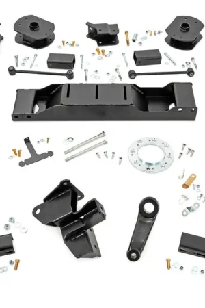 Special Discount 5.0 Inch Dodge Suspension Lift Kit Standard Rate Coil Springs Radius Arms 19-Up Ram 2500 4WD w/ AISIN Transmission Diesel Rough Country