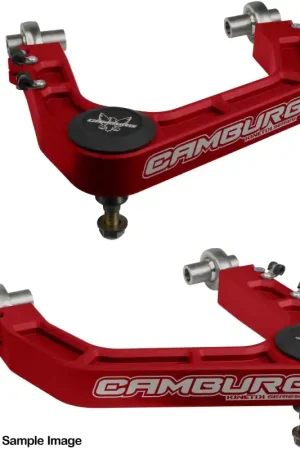 Best Price Camburg Toyota Tundra 2WD/4WD 07-21 KINETIK V2 Performance Billet Uniball Upper Arms (Red)