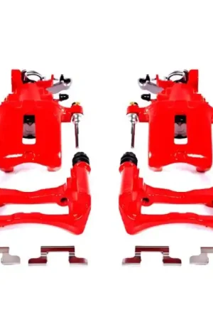 Power Stop 05-14 Ford Mustang Rear Red Calipers w/Brackets - Pair Place Order