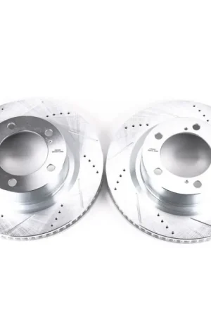 Must Have Power Stop 16-21 Toyota Land Cruiser Front Evolution Drilled & Slotted Rotors - Pair