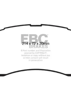 Mega Sale EBC 09-11 Dodge Ram 2500 Pick-up 5.7 2WD/4WD Greenstuff Front Brake Pads