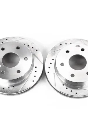 Get Yours Power Stop 99-00 Cadillac Escalade Front Evolution Drilled & Slotted Rotors - Pair