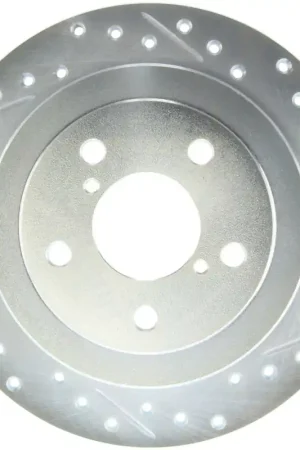 New Arrival StopTech Select Sport 98-08 Subaru Forester Slotted and Drilled Left Rear Rotor