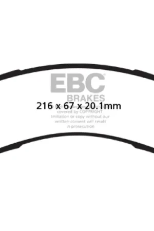 EBC 01-05 Chevrolet Silverado 3500 (2WD) Yellowstuff Rear Brake Pads Save Now