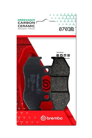 Brembo OE Honda Ch/Honda Ses/Honda Ps/Honda Sh/Honda Lead Carbon Ceramic Brake Pad - Front Express Delivery