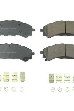 Top Pick Power Stop 2019 Ford Ranger Front Z17 Evolution Ceramic Brake Pads w/Hardware