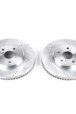 Power Stop 01-06 Lexus LS430 Front Evolution Drilled & Slotted Rotors - Pair Trusted Brand