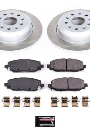 Luxury Power Stop 18-22 Jeep Wrangler Rear Semi-Coated Rotor Kit