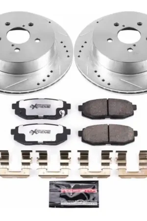Seasonal Sale Power Stop 14-18 Subaru Forester Rear Z26 Street Warrior Brake Kit