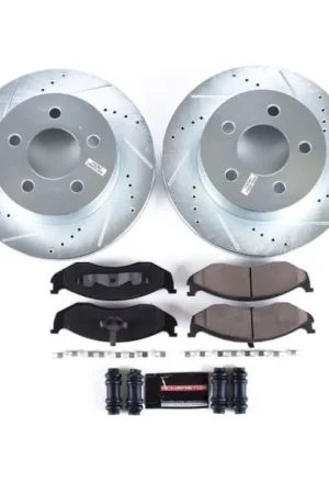 Power Stop 99-01 Jeep Cherokee Front Z23 Evolution Sport Brake Kit Top Pick