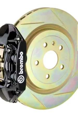 Direct From Manufacturer Brembo 08-13 C30 Front GT BBK 4 Piston Cast 336 x28 1pc Rotor Slotted Type-1-Black