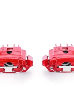 Bargain Power Stop 03-06 Ford Expedition Rear Red Calipers w/Brackets - Pair