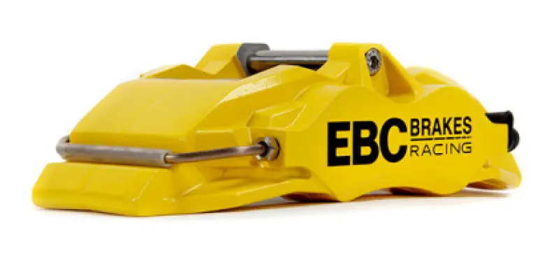 Shop Now EBC Racing 17-22 Honda Civic Type-R (FK8) Yellow Apollo-6 Front Left Caliper