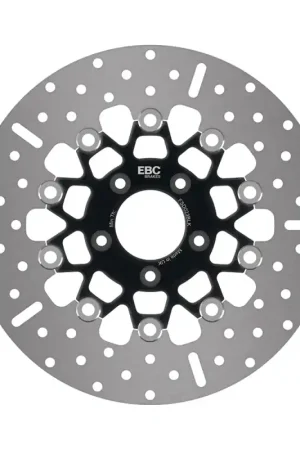 Sale EBC 07-10 Harley-Davidson Sportster XL 883 L Low Front Black Chrome Rotor