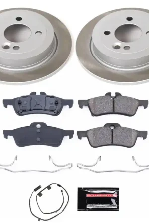 Power Stop 02-06 Mini Cooper Rear Semi-Coated Rotor Kit Affordable