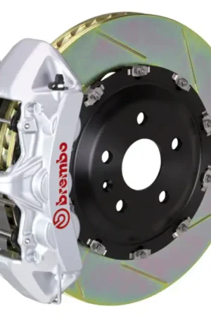 Factory Price Brembo 14-18 A45 AMG Front GT BBK 6 Piston Cast 365x34 2pc Rotor Slotted Type1-Silver