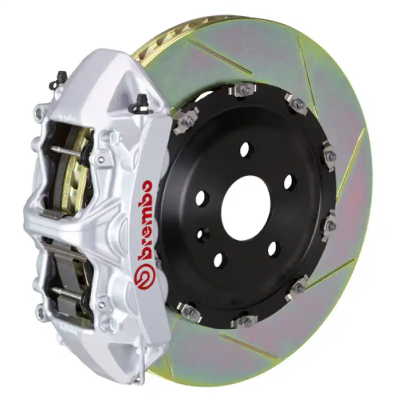 Factory Price Brembo 14-18 A45 AMG Front GT BBK 6 Piston Cast 365x34 2pc Rotor Slotted Type1-Silver