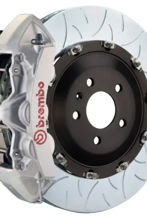 Brembo 16-20 XC90 Front GT BBK 6 Piston Cast 405x34 2pc Rotor Slotted Type-3-Silver Next Day Delivery