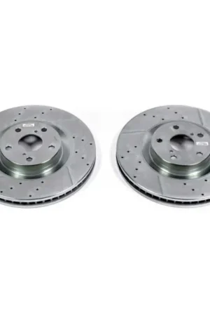 Power Stop 16-17 Lexus GS200t Front Evolution Drilled & Slotted Rotors - Pair Final Sale