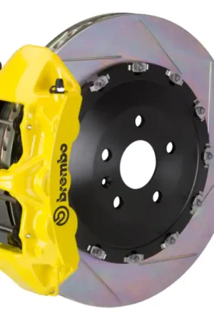 Brembo 10-15 Camaro SS/12-15 Camaro ZL1 F GT BBK 6Piston Cast 405x34 2pc Rotor Slotted Type1-Yellow Cheap
