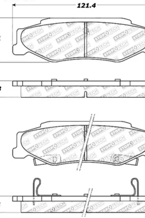 Mega Sale StopTech Street Touring 04-08 Cadillac XLR/XLR-V Rear Brake Pads
