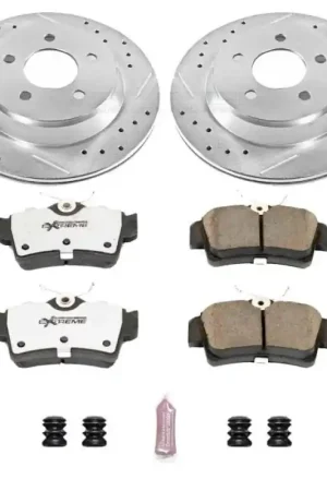 Power Stop 94-99 Ford Mustang Rear Z26 Street Warrior Brake Kit Get Yours