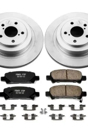 Power Stop 05-09 Subaru Legacy Rear Z17 Evolution Geomet Coated Brake Kit Sale