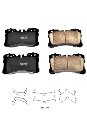 Power Stop 07-17 Lexus LS460 Front Z17 Evolution Ceramic Brake Pads w/Hardware Best Price