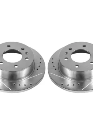 Certified Power Stop 07-09 Dodge Sprinter 2500 Rear Evolution Drilled & Slotted Rotors - Pair