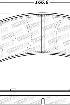 Direct From Factory StopTech Street Brake Pads