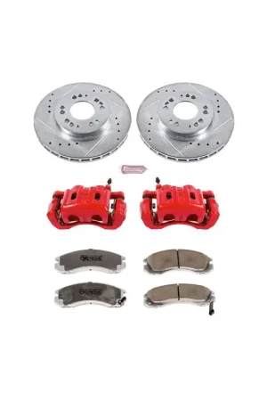 Power Stop 97-04 Mitsubishi Diamante Front Z26 Street Warrior Brake Kit w/Calipers Trending