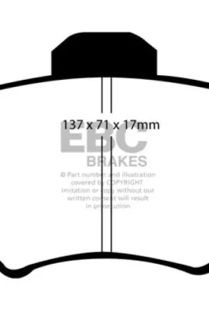 Fresh Stock EBC 94-98 Ford Mustang 3.8 Greenstuff Front Brake Pads