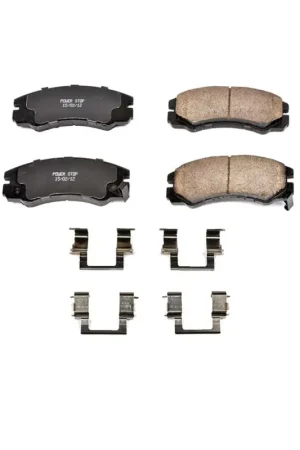 Money Back Guarantee Power Stop 96-99 Acura SLX Front Z17 Evolution Ceramic Brake Pads w/Hardware