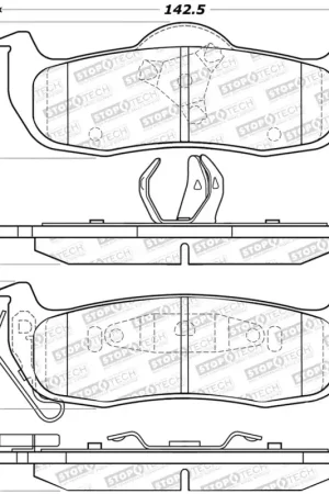 StopTech Sport Brake Pads w/Shims and Hardware - Front Grab Now
