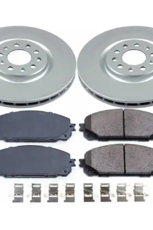 Top Rated Power Stop 17-19 Jeep Cherokee Front Z17 Evolution Geomet Coated Brake Kit