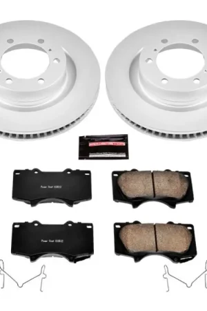 Power Stop 10-19 Lexus GX460 Front Z17 Evolution Geomet Coated Brake Kit Discount