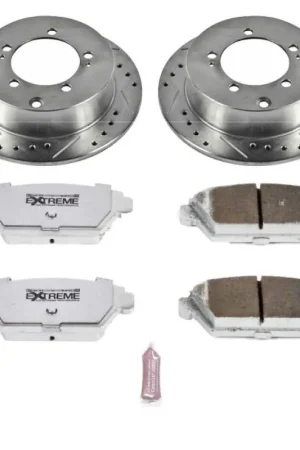 Power Stop 90-94 Eagle Talon Rear Z26 Street Warrior Brake Kit Clearance