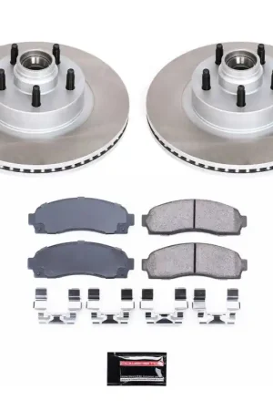 Exclusive Offer Power Stop 01-05 Ford Explorer Sport Trac Front Semi-Coated Rotor Kit