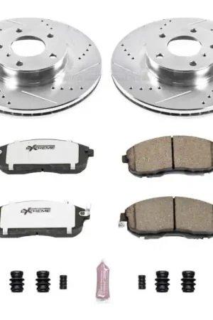 Power Stop 03-05 Infiniti G35 Front Z26 Street Warrior Brake Kit Top Pick