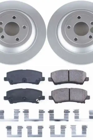 Next Day Delivery Power Stop 15-19 Ford Mustang Rear Z17 Evolution Geomet Coated Brake Kit